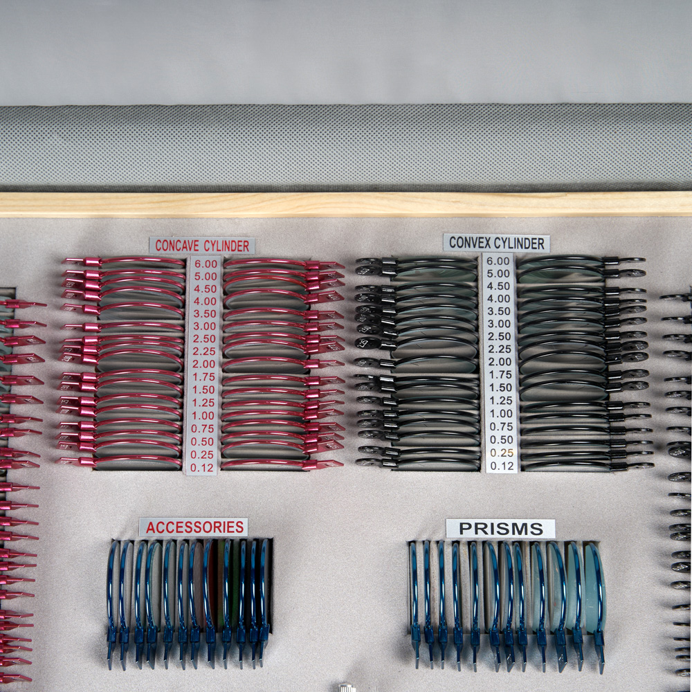Набор пробных очковых линз ARMED № 3 соправой на 232 линзы (металл с поверкой)