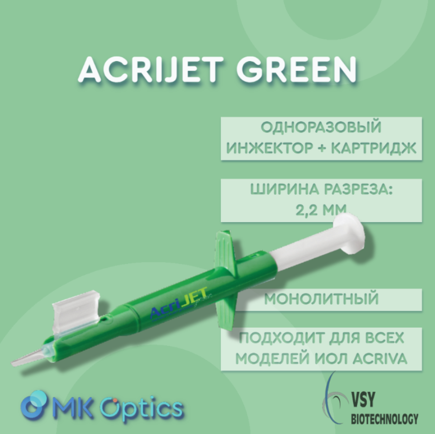 Acrijet Green инжектор 2,2 мм