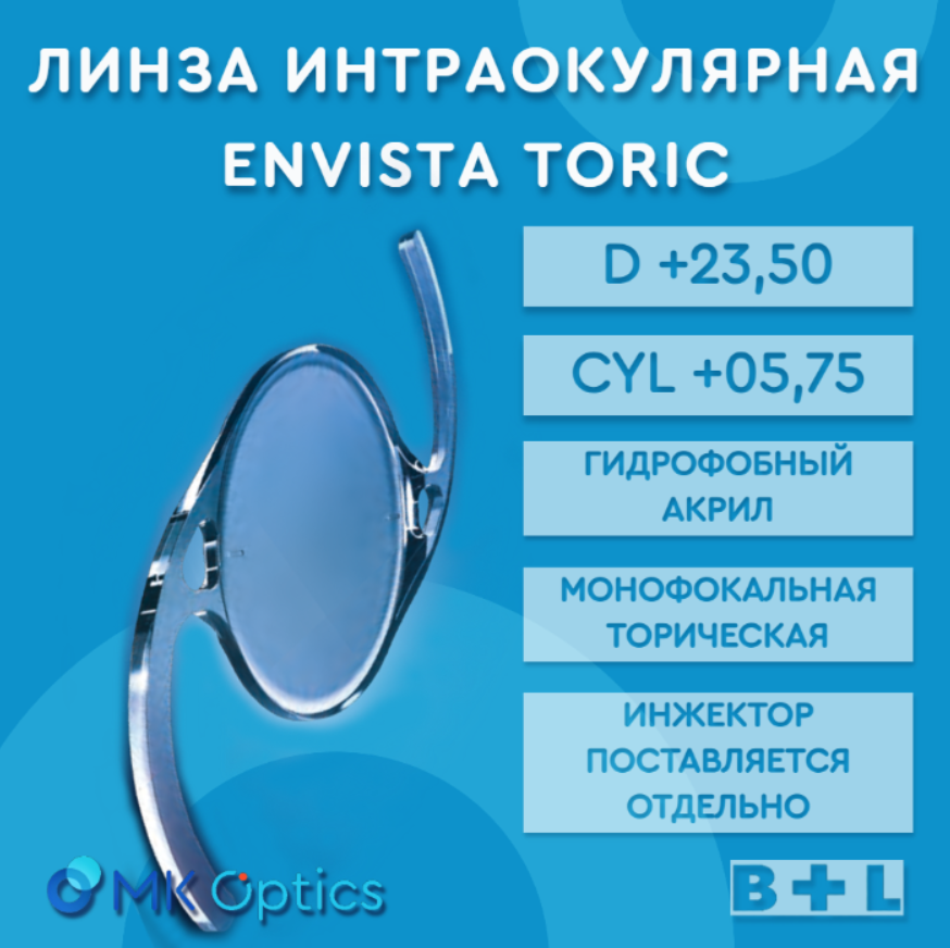 EnVista Toric D +23,50 cyl +05,75