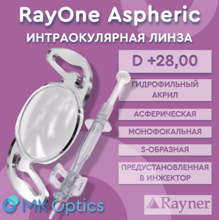 RayOne Aspheric D +28,00